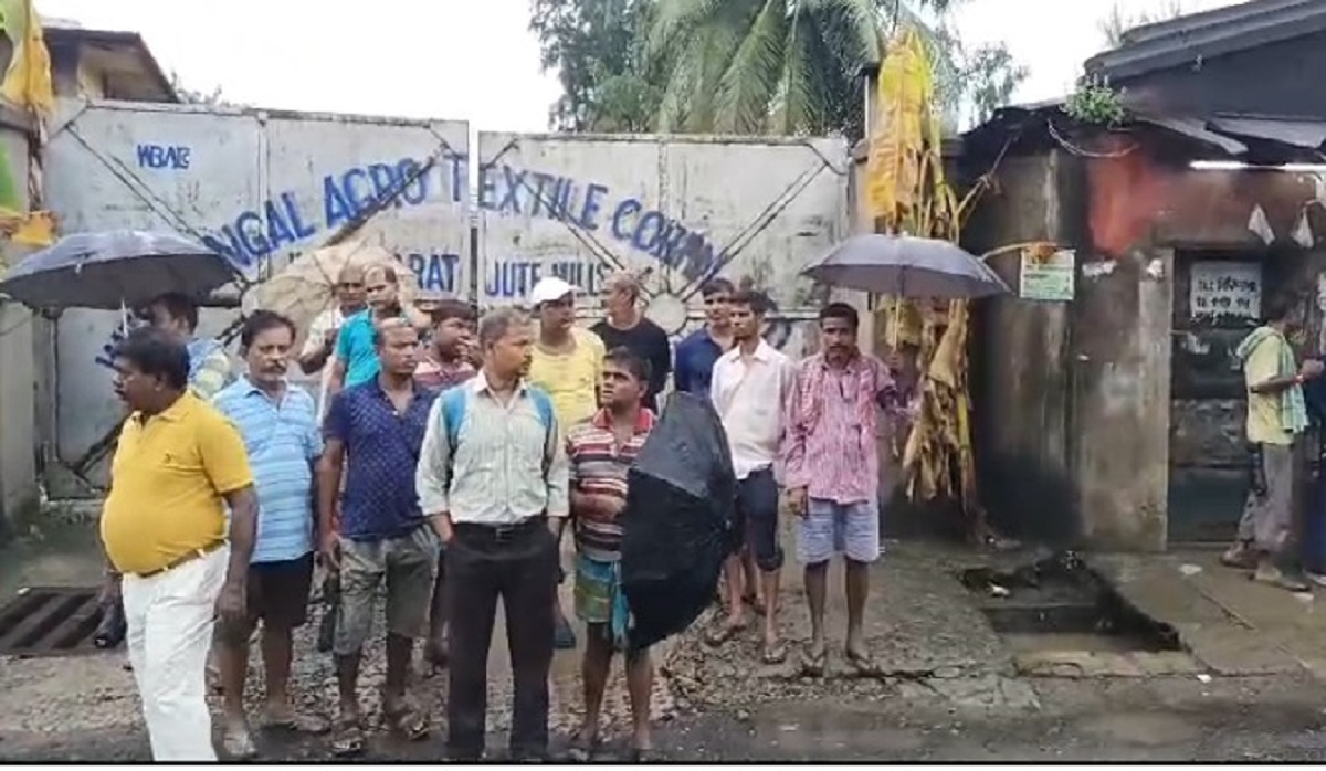 পুজোর মুখেই বন্ধ হয়ে গেল হাওড়ার দাসনগরের ভারত জুটমিল