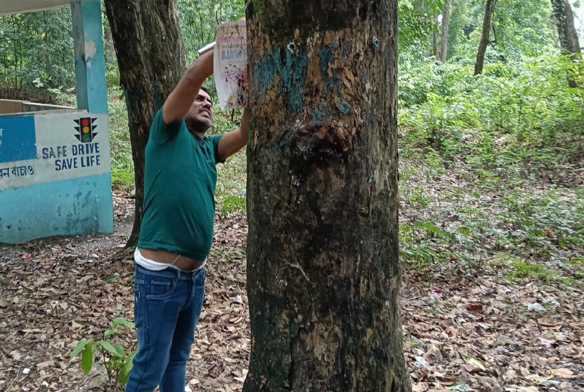 বিশ্ব পরিবেশ দিবস কে সামনে রেখে পরিবেশ প্রেমী সংগঠনের পক্ষ থেকে নানান কর্মসূচি পালন জঙ্গলমহলে
