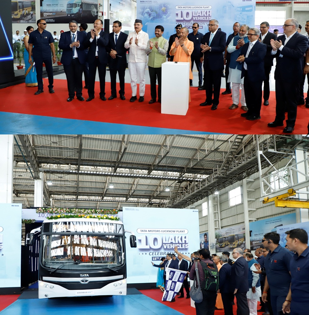 লক্ষ্ণৌ প্ল্যান্টে ১০ লক্ষ বাণিজ্যিক যানবাহন উৎপাদনের মাইলফলক অর্জন টাটা মোটরস-এর