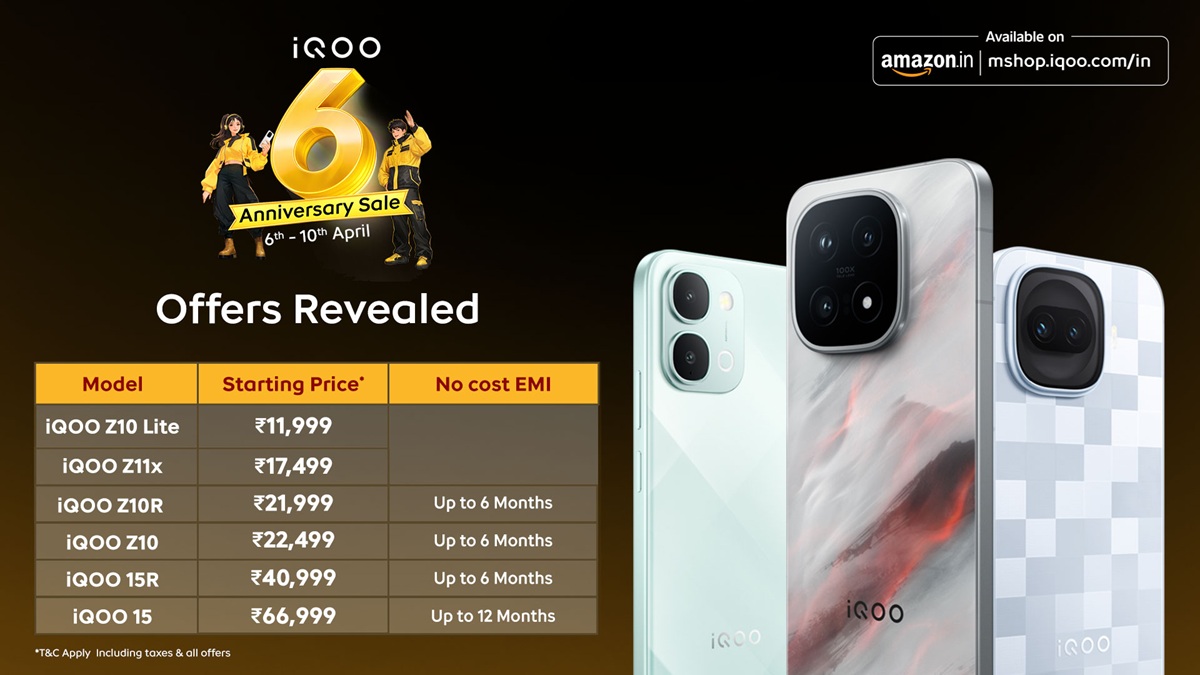 আইকিউওও-র ষষ্ঠ বর্ষপূর্তিতে বিশেষ অফার